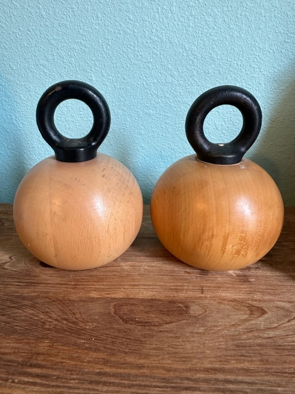Vintage MCM Bodum Nissen Salt and Pepper Shakers Teak Wood Made in Denmark